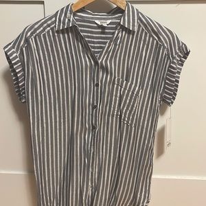 Sonoma Button front Dolman Top